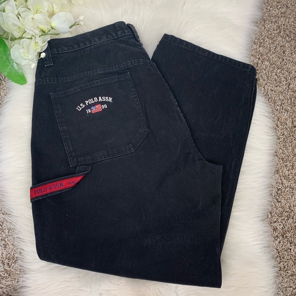 us polo assn black jeans